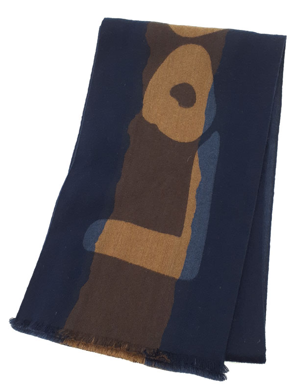 【LOUIS VUITTON】ルイヴィトン『ロゴ マフラー』メンズ 1週間保証【中古】