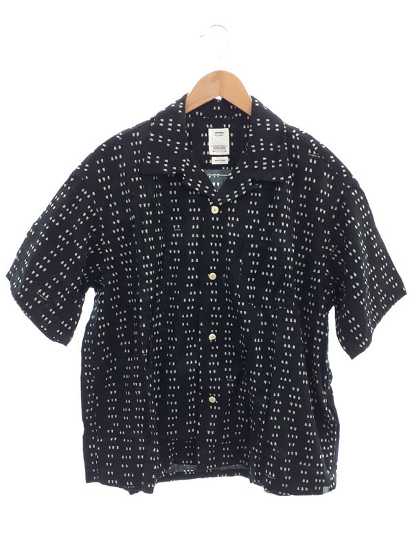 【VISVIM】ヴィズヴィム『CROSBY KHADI S/S IRIS size2』0124305011001 メンズ 半袖シャツ 1週間保証【中古】