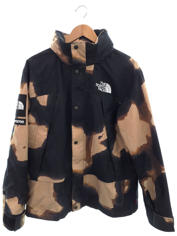 【Supreme】シュプリーム『ノースフェイス Bleached Denim Print Mountain Jacket sizeM M』NP52100I 21FW メンズ マウンテンジャケット 1週間保証【中古】