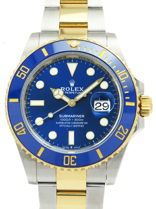 【ROLEX】ロレックス『サブマリーナデイト』126613LB ランダム番 メンズ 自動巻き 12ヶ月保証【中古】