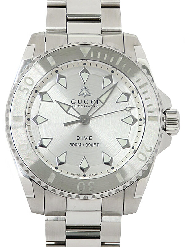 【GUCCI】グッチ『DIVE ダイブ オートマティック』YA136354 メンズ 自動巻き 3ヶ月保証【中古】