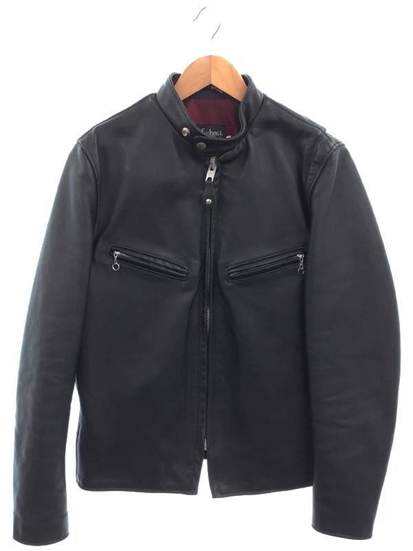 【Schott】ショット『シングルライダース レザージャケット size36』641XX メンズ 1週間保証【中古】