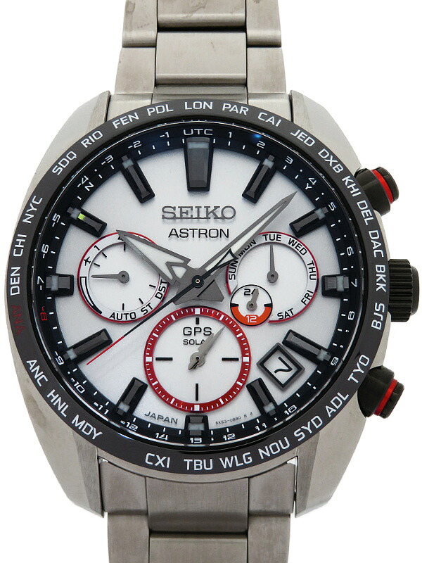 【SEIKO】セイコー『ASTRON アストロン 大谷翔平 2020年限定モデル』SBXC081 5X53-0BE0 メンズ ソーラー電波GPS 3ヶ月保証【中古】