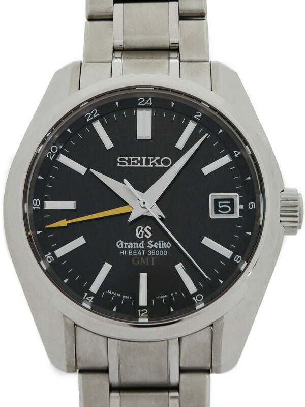 【SEIKO】セイコー『GS グランドセイコー メカニカル GMT』SBGJ013 9S86-00A0 53****番 メンズ 自動巻き 6ヶ月保証【中古】