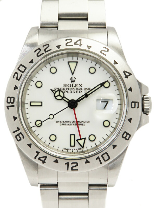 【ROLEX】ロレックス『エクスプローラー2』16570 U番’97年頃製 メンズ 自動巻き 12ヶ月保証【中古】