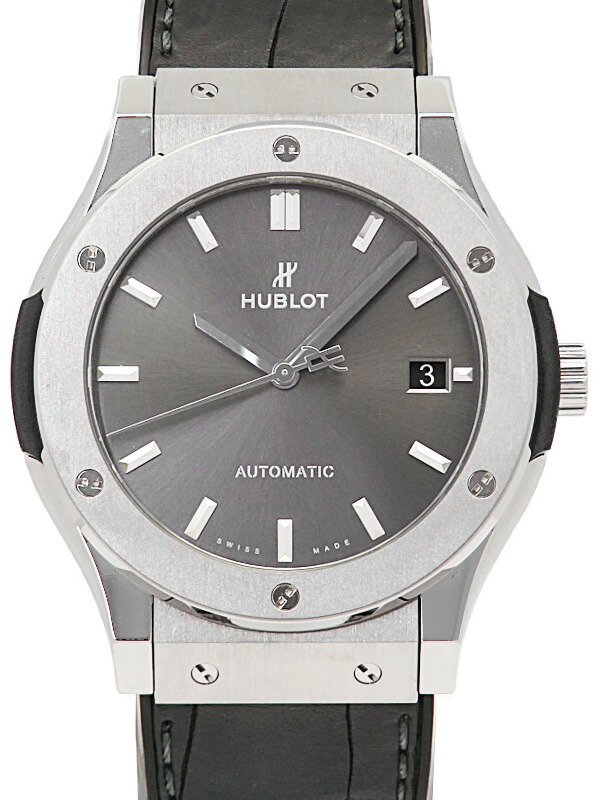 【HUBLOT】ウブロ『クラシック フュージョン レーシング チタニウム』511.NX.7071.LR メンズ 自動巻き 6ヶ月保証【中古】