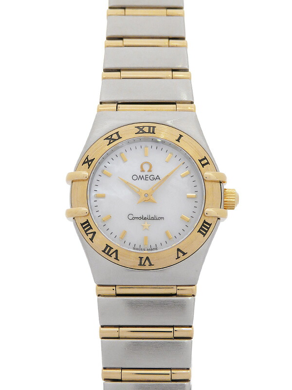 【OMEGA】オメガ『コンステレーションミニ フルバー』1262.70 レディース クォーツ 3ヶ月保証【中古】