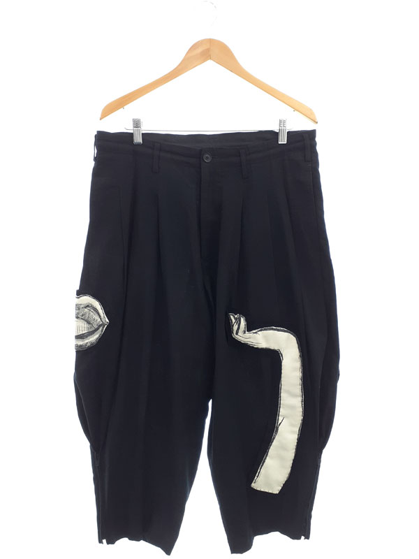 【Yohji Yamamoto POUR HOMME】ヨウジヤマモト『パンツ size2』HG-P40-015 メンズ 1週間保証【中古】