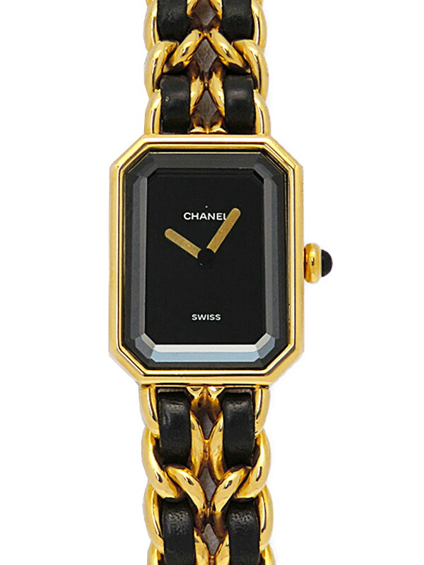 【CHANEL】シャネル『プルミエール Mサイズ』H0001 レディース クォーツ 3ヶ月保証【中古】