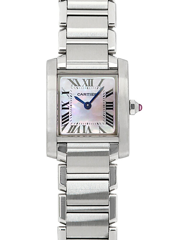 【Cartier】カルティエ『タンクフランセーズSM』W51028Q3 レディース クォーツ 6ヶ月保証【中古】