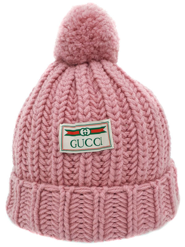 【GUCCI】グッチ『ニット帽 sizeS 56』601025 3G206 レディース 帽子 1週間保証【中古】
