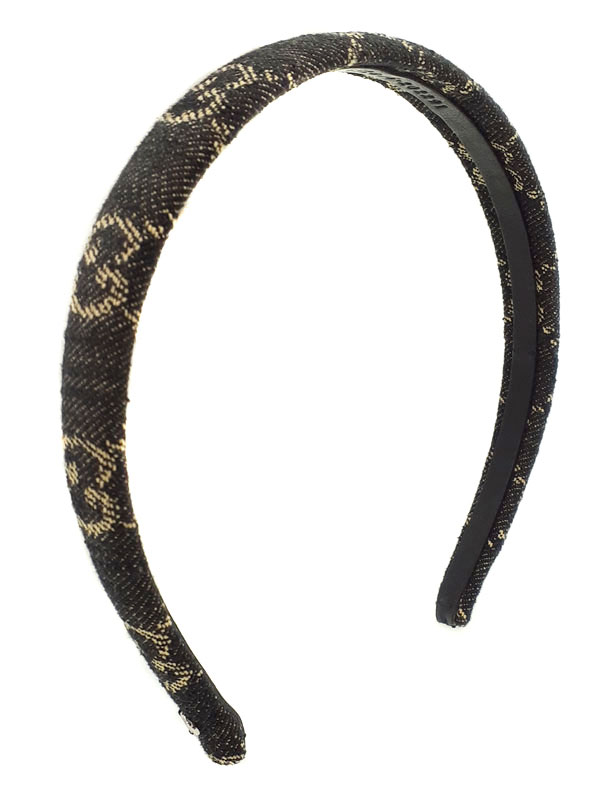 【GUCCI】グッチ『GG エコ ウォッシュ ド デニム ヘアバンド』652835 202291 レディース カチューシャ 1週間保証【中古】｜高山質店 15,854円
