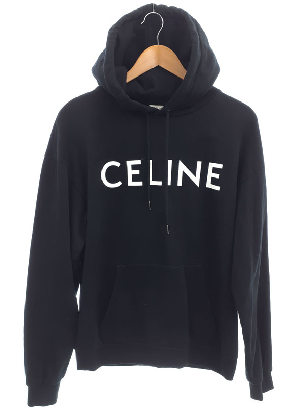 【CELINE】セリーヌ『ロゴ ルーズフーディー sizeXS』2Y321670Q メンズ スウェットプルオーバーパーカー 1週間保証【中古】｜高山質店