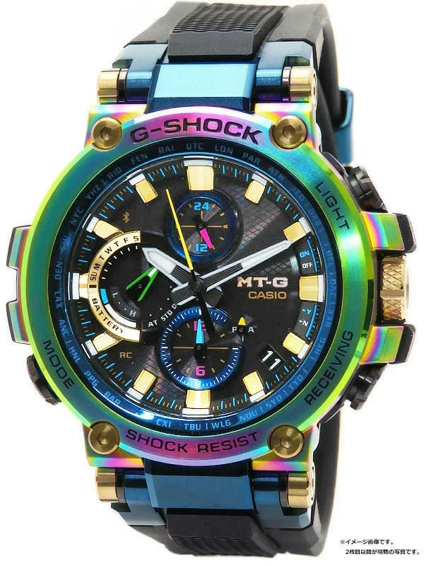 【CASIO】カシオ『G-SHOCK Gショック MT-Gシリーズ 生誕20周年モデル』MTG-B1000RB-2AJR メンズ ソーラー電波クォーツ 3ヶ月保証【中古】｜高山質店