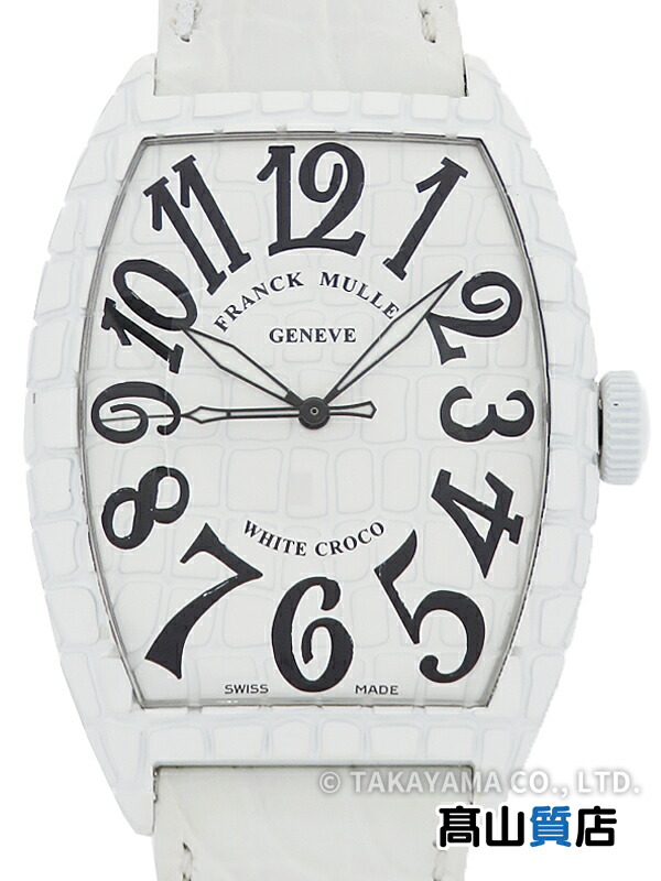 【FRANCK MULLER】フランクミュラー『トノーカーベックス ホワイトクロコ』8880SC WHT CRO メンズ 自動巻き 6ヶ月保証【中古】|高山質店