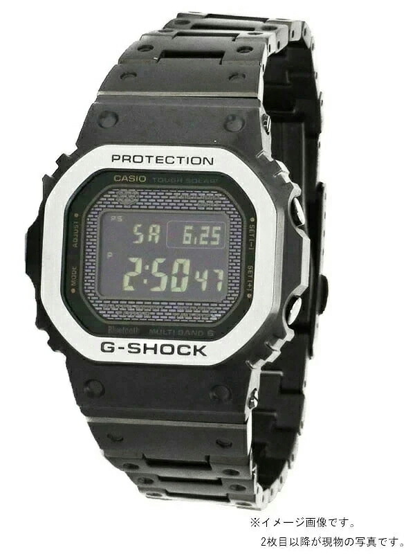 【CASIO】カシオ『G-SHOCK Gショック フルメタル マルチフィニッシュドブラック』GMW-B5000MB-1JF メンズ ソーラー電波クォーツ 1ヶ月保証【中古】｜高山質店