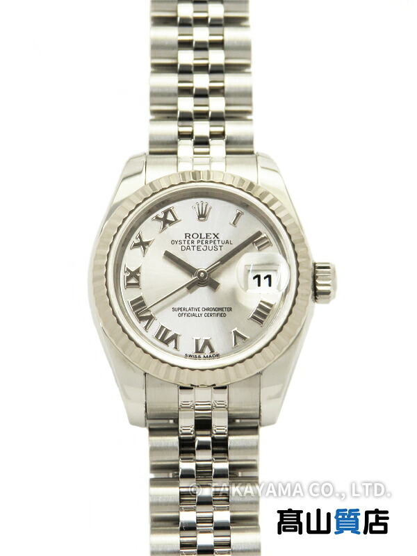 【ROLEX】ロレックス『デイトジャスト』179174 ランダム番 レディース 自動巻き 12ヶ月保証【中古】|高山質店