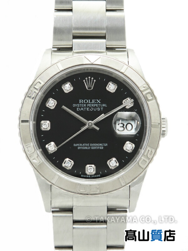 【ROLEX】ロレックス『デイトジャスト サンダーバード 10Pダイヤ』16264G F番&rsquo;04年頃製 メンズ 自動巻き 12ヶ月保証【中古】｜高山質店