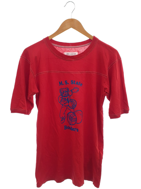 【Maison Margiela】メゾンマルジェラ『1 10 Varsity コットン Tシャツ sizeXS』S51GC0540 S24575 26SS メンズ レディース 半袖Tシャツ 1週間保証【中古】｜高山質店