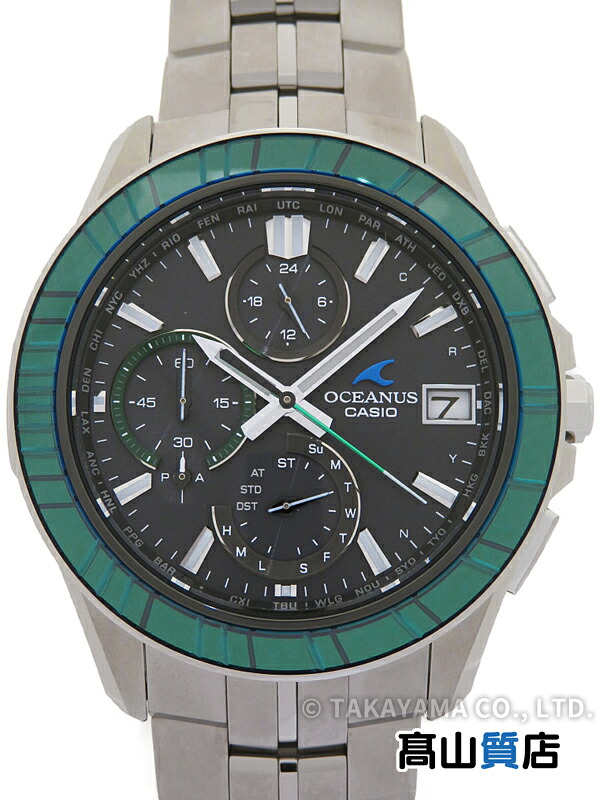 【CASIO】カシオ『OCEANUS オシアナス マンタ』OCW-S7000SG-1AJR メンズ ソーラー電波クォーツ 3ヶ月保証【中古】|高山質店
