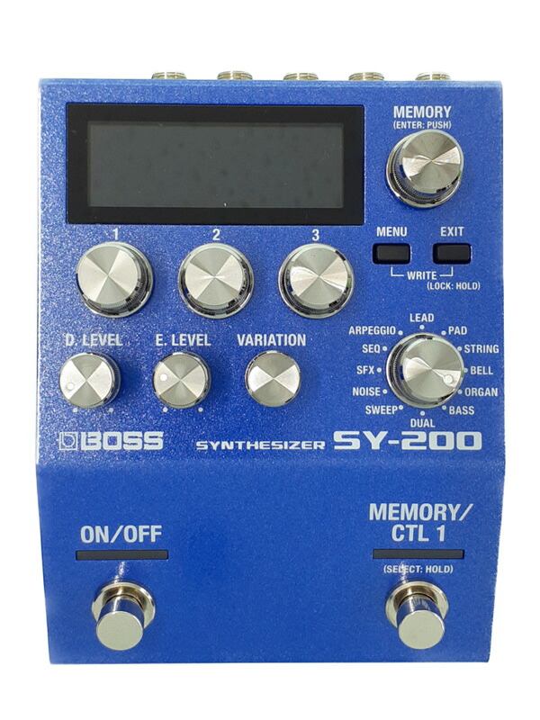 【BOSS】ボス『シンセサイザー』SY-200 エフェクター 1週間保証【中古】｜高山質店