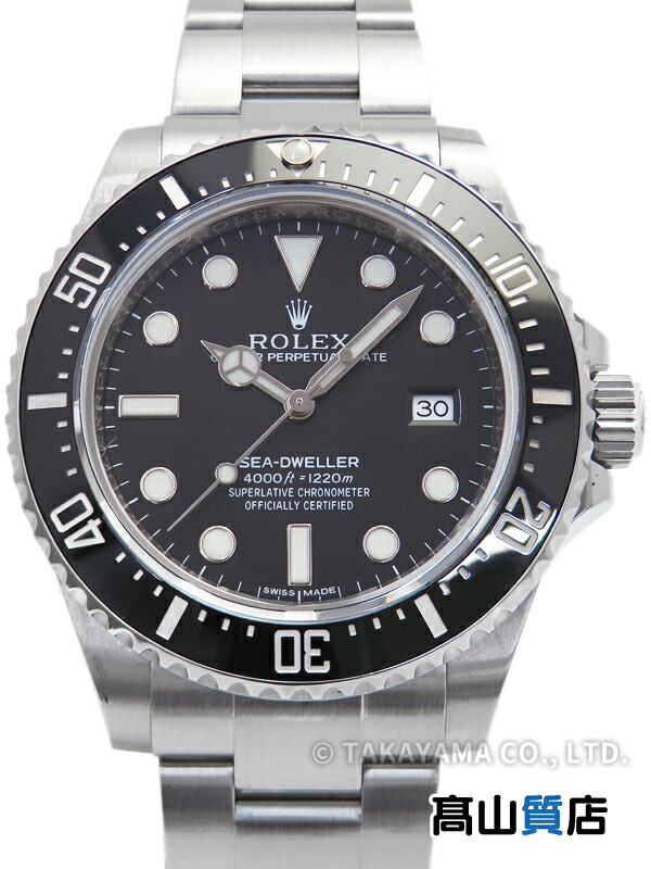 【ROLEX】ロレックス『シードゥエラー 4000』116600 ランダム番 メンズ 自動巻き 12ヶ月保証【中古】|高山質店