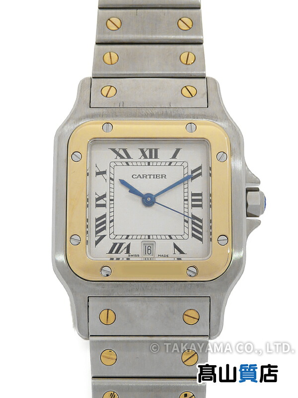 【Cartier】カルティエ『サントスガルベLM』W20011C4 / 1566 メンズ クォーツ 6ヶ月保証【中古】｜高山質店