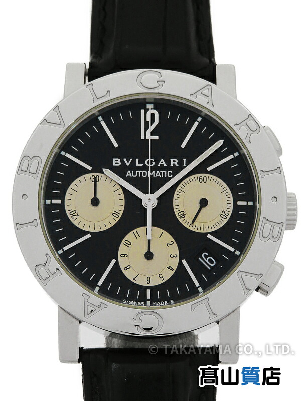 【BVLGARI】ブルガリ『ブルガリブルガリ クロノグラフ』BB38SLCH メンズ 自動巻き 3ヶ月保証【中古】|高山質店