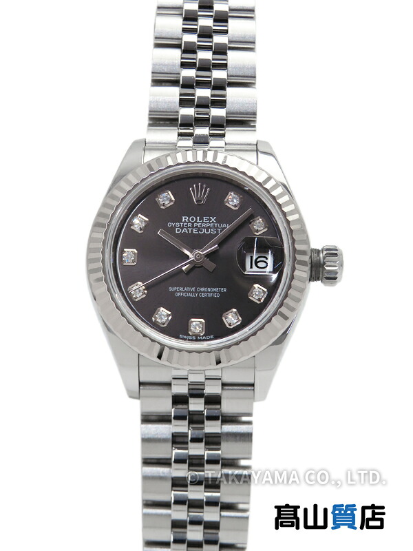 【ROLEX】ロレックス『デイトジャスト 28 10Pダイヤ』279174G ランダム番 レディース 自動巻き 12ヶ月保証【中古】｜高山質店