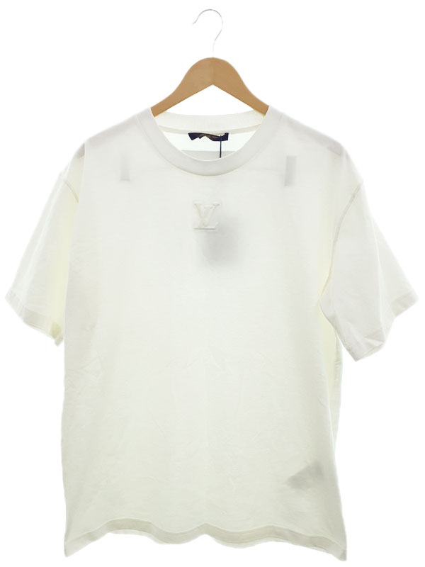 【LOUIS VUITTON】ルイヴィトン『1AGIIZ エンボスLVTシャツ sizeXL』RM241Q DT3 HNY55W メンズ 半袖Tシャツ 1週間保証【中古】｜高山質店 48,204円