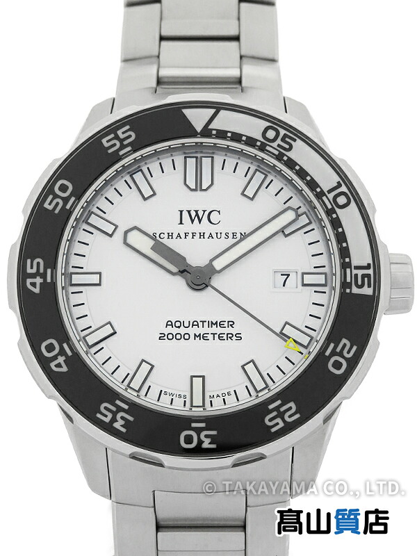 【IWC】インターナショナルウォッチカンパニー『アクアタイマー オートマティック2000』IW356809 メンズ 自動巻き 6ヶ月保証【中古】|高山質店
