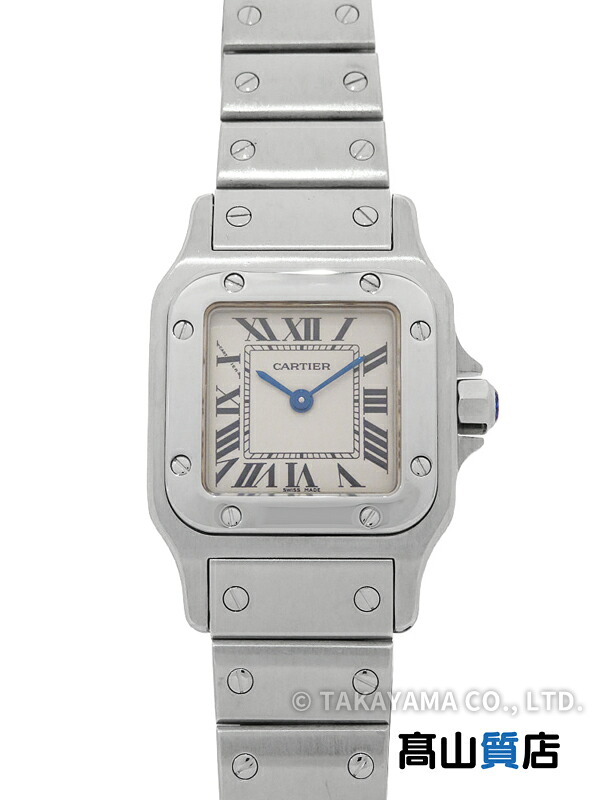【Cartier】カルティエ『サントスガルベSM』W20056D6 / 1565 レディース クォーツ 6ヶ月保証【中古】｜高山質店