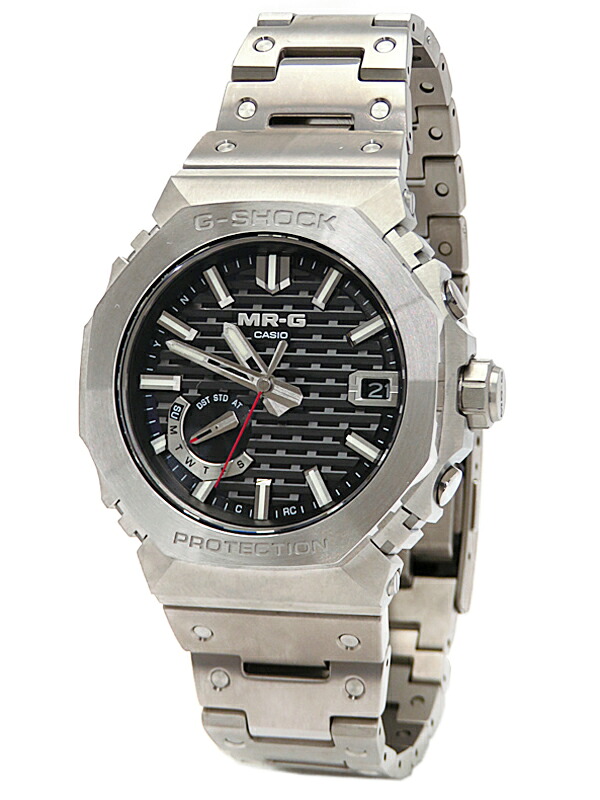 【CASIO】カシオ『G-SHOCK Gショック MR-G 木組』MRG-B2100D-1AJR メンズ ソーラー電波クォーツ 6ヶ月保証【中古】｜高山質店