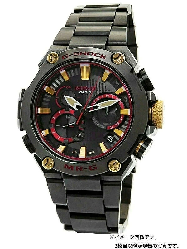 【CASIO】カシオ『G-SHOCK Gショック MR-G 赤備え』MRG-B2000B-1A4 メンズ ソーラー電波クォーツ 3ヶ月保証【中古】｜高山質店