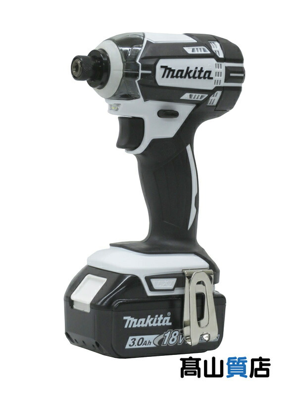 【makita】【未使用品】マキタ『充電式インパクトドライバ』TD149DRFXW 白 18V リチウムイオン3.0Ah×2本 アプト 充電器【中古】  | 高山質店