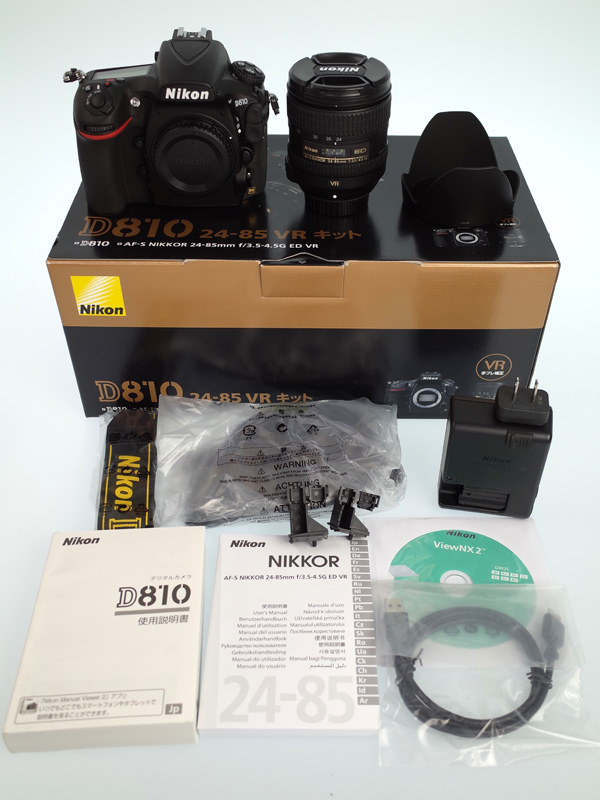 楽天市場 Nikon ニコン D810 24 85 Vr レンズキット D810lk2485 Fxフォーマット 3635万画素 デジタル一眼レフカメラ 中古 B03e H18a 高山質店