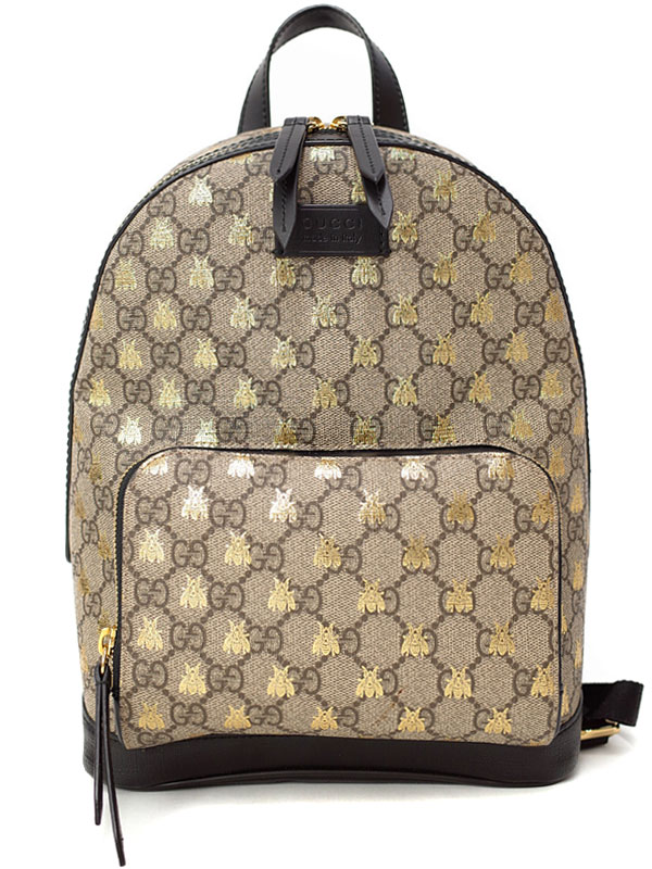 最終値下げ 1週間保証 中古 バックパック レディース リュックサック ビー ハチ Gucci グッチ Ggスプリーム c Www Egyhealthexpo Com