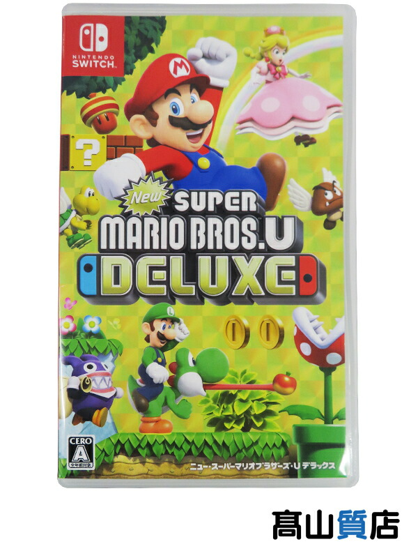 中古 美品 New スーパーマリオブラザーズ U デラックス Nintendo Switch ソフト