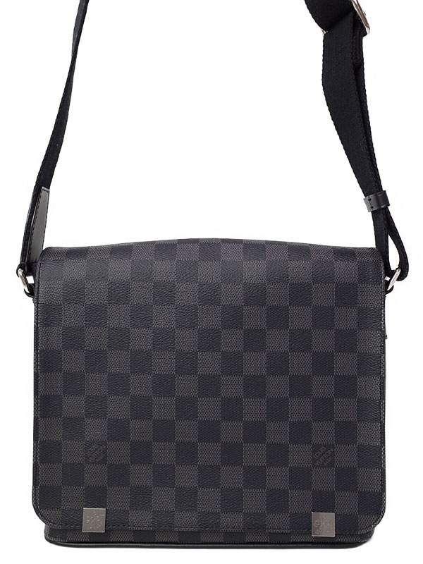 新着商品 Louis 1週間保証 中古 ショルダーバッグ メンズ Nm N Pm ディストリクト グラフィット Vuitton ルイヴィトン ダミエ c Rashiastrologer Com