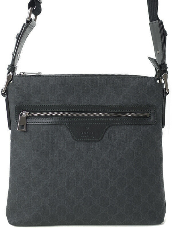 Gucci バッグ グッチ Ggスプリーム メッセンジャーバッグ メンズバッグ メンズ メンズ ショルダーバッグ 1週間保証 中古 高山質店