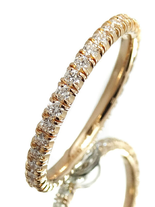 初回限定 Cartier メーカー仕上済 カルティエ K18pg エタンセル ドゥ カルティエ ウェディング リング フルダイヤ 10号 1週間保証 中古 全商品オープニング価格特別価格 Towa Cast Com
