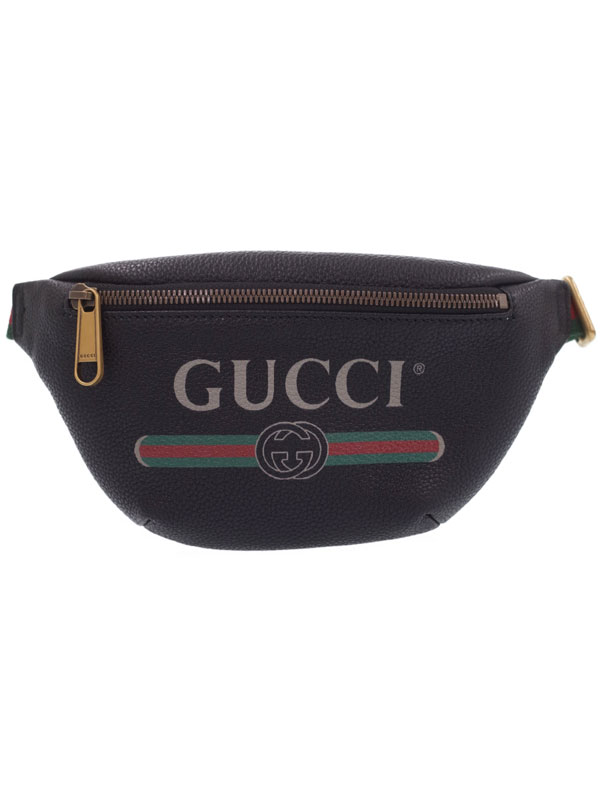 GUCCI】グッチ『グッチプリント スモール メンズバッグ ベルトバッグ ...