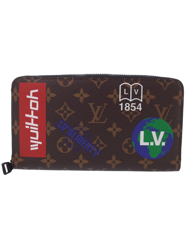 19ss ロゴストーリー ラウンドファスナー長財布 ジッピーオーガナイザー M676 Vuitton メンズ 高山質店 Louis 1週間保証 中古 メンズ ラウンドファスナー長財布 Louis ルイヴィトン モノグラム