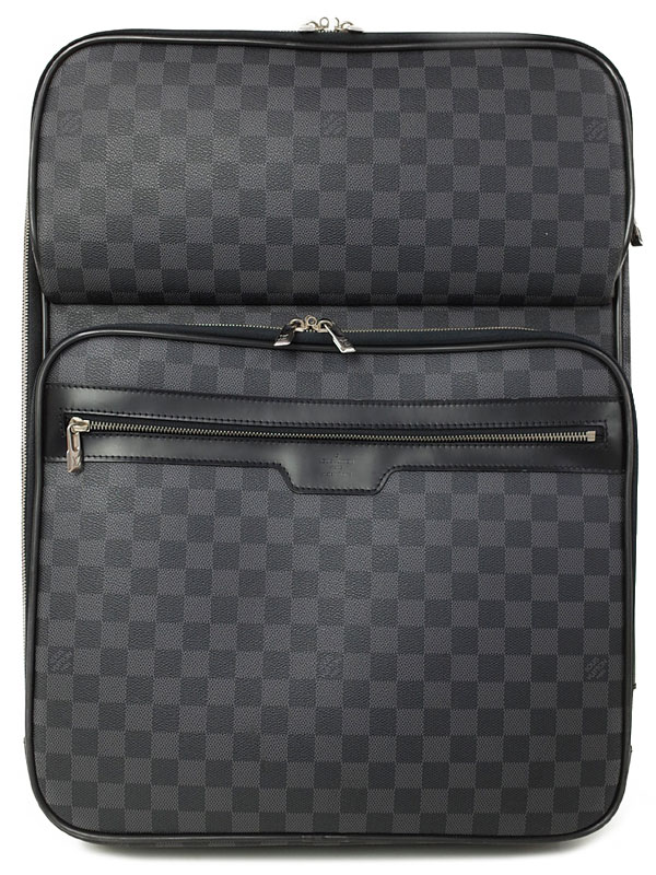 Louis Vuitton 渡航 周遊 ルイヴィトン ダミエ グラフィット ペ気体55 N メンズ 持ちはこびケース 1ウイーク引当て 中古 Lapropostadimatrimonio Com
