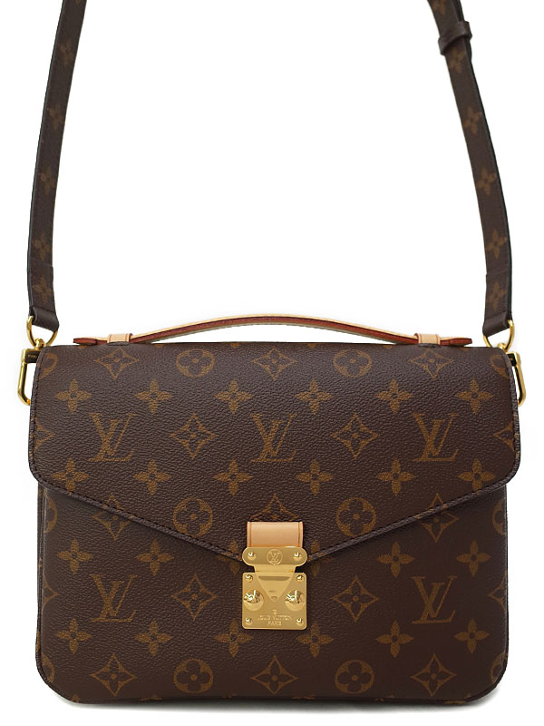 Louis Vuitton レディース ルイヴィトン モノグラム ポシェット メティスmm M レディース Louis バッグ 2wayバッグ 1週間保証 中古 高山質店