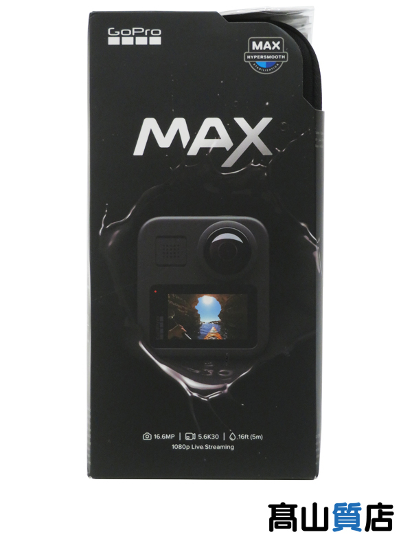 ゴープロ『MAX ウェアラブルカメラ』CHDHZ-202-FX 360°アクション