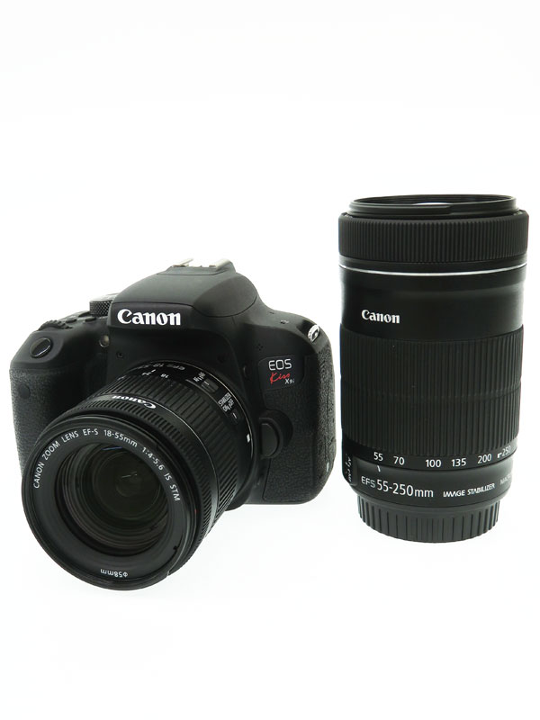 時間指定不可】 【Canon】キヤノン『EOS 中古 Kiss 1週間保証 ダブルズームキット』デジタル一眼レフカメラ X9i - キヤノン -  semanadalinguaalema.com.br