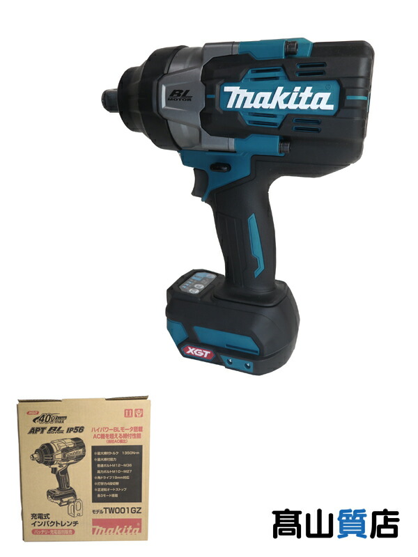 楽天市場】☆【未使用】makita 充電式インパクトレンチ TW1001DRGX 