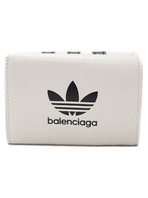 ほぼ新品】Balenciaga アディダス 財布 コラボ 限定 三つ折り-