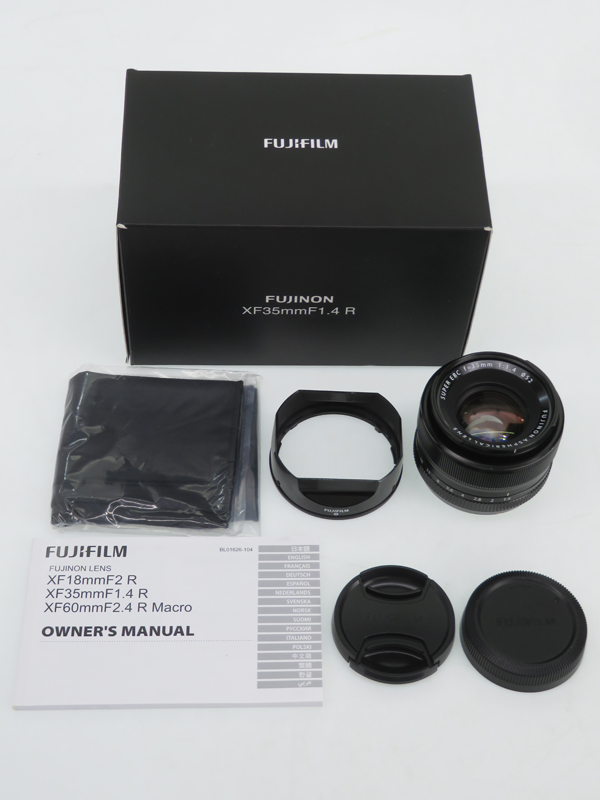 正規品送料無料 《美品》 FUJIFILM フジノン XF35mm F1.4 R Lens 交換